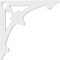 Ekena Millwork Sellek Architectural Grade PVC Bracket, 5/8"W X 16"D X 16"H BKTP01X16X16SK - alternate 3